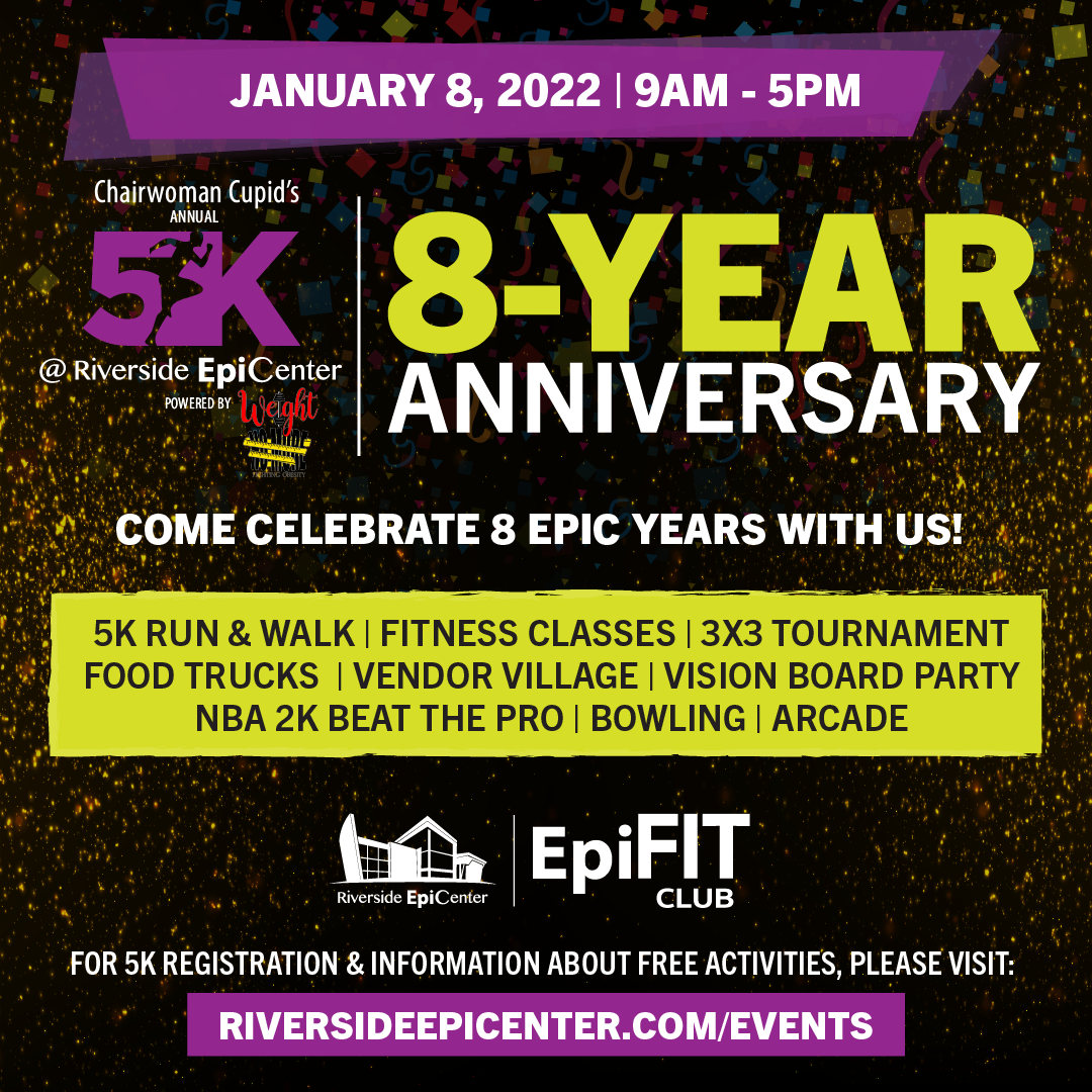 EpiCenter 8-Year Anniversary Primary Flyer